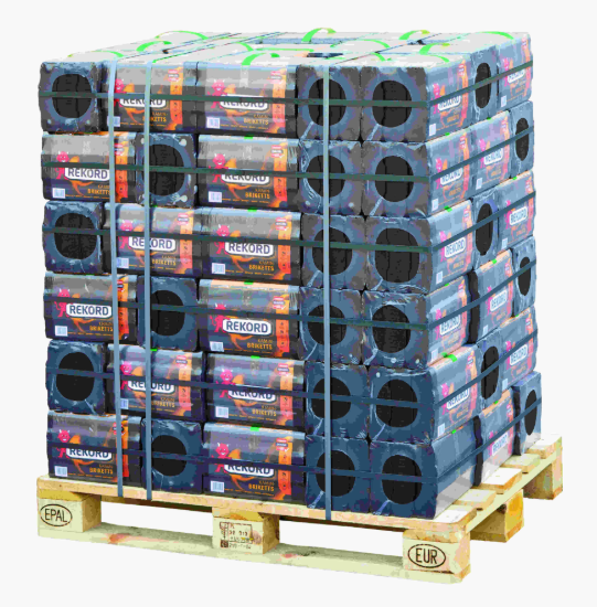 Image de BRIQUETTES REKORD – Palette 900 kg – 90 packs de 10 kg